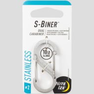 Nite ize Silver Stainless Steel S-Biner Ahhh Carabiner Clip Bottle Opener